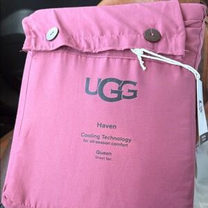 UGG Haven Queen Sheet Set in Deco Rose